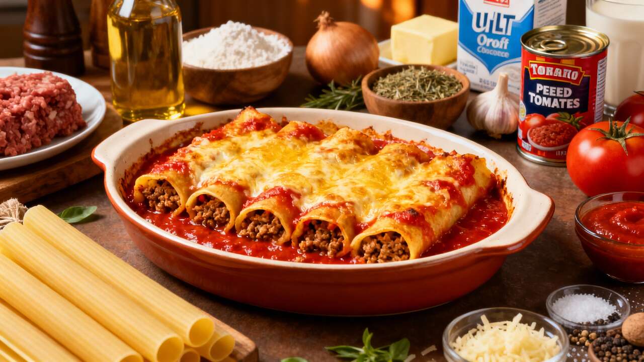 Cannelloni à la viande : recette savoureuse