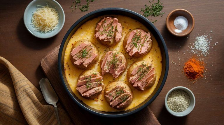 Pommes de terre fondantes, thon crémeux et croûte gratinée : ce plat au four fait chavirer les soirs d’automne - Legourmeur Media