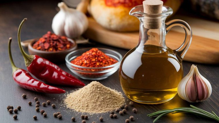 Huile piquante maison pour pizza : recette facile et rapide