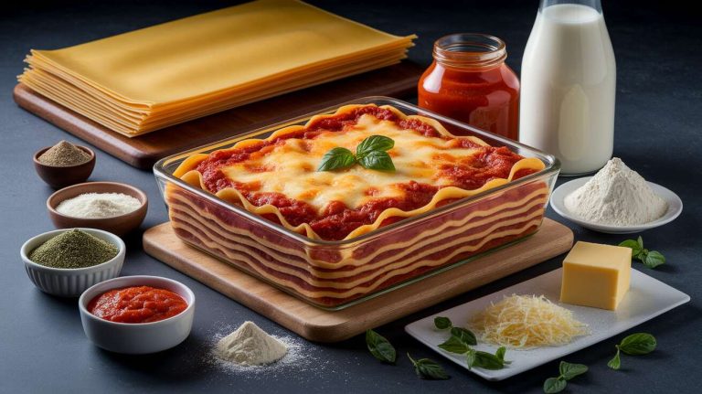Lasagnes au four : recette facile et savoureuse