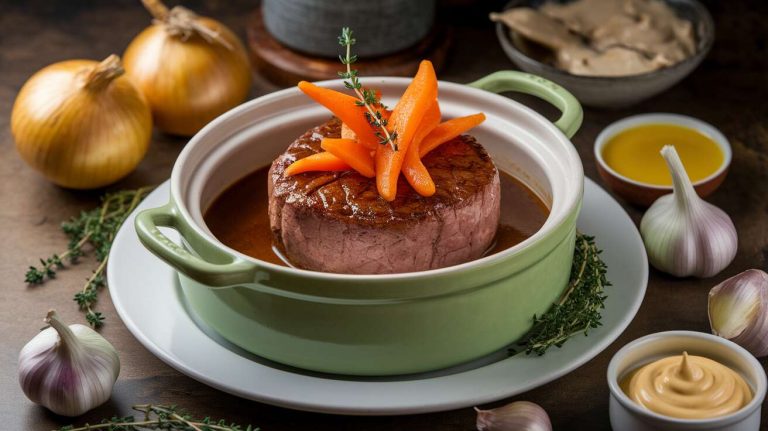 Filet mignon de porc fondant en cocotte : recette savoureuse