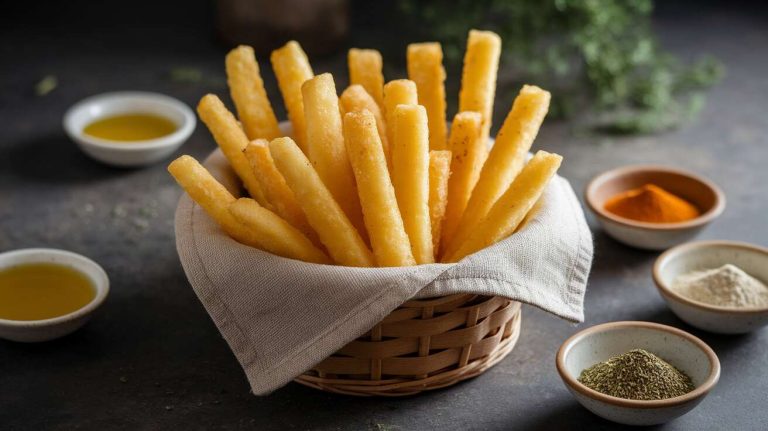 Frites de polenta dorées au Airfryer : recette facile et rapide