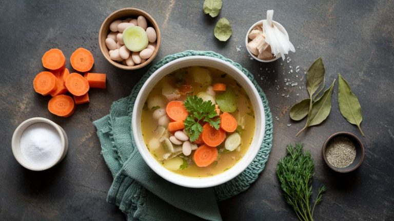 Soupe de légumes à l'ancienne : recette authentique