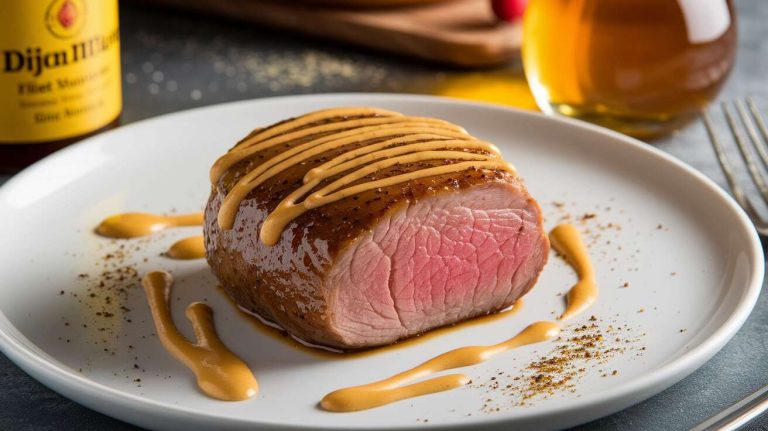 Filet de porc au miel et à la moutarde au Airfryer : recette facile