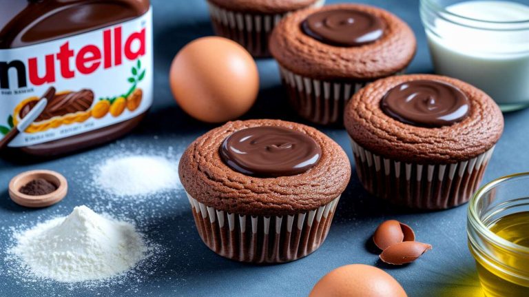 Muffins au Cœur Fondant Nutella : la Recette Gourmande
