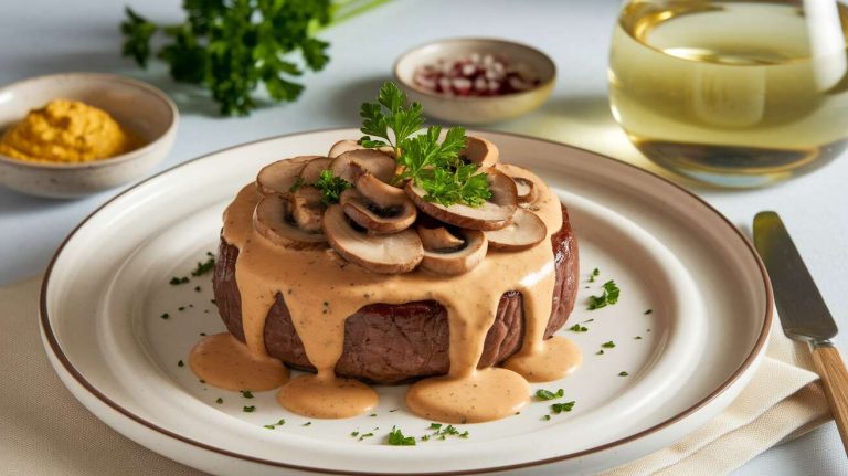 Filet mignon de porc : recette savoureuse à la sauce champignons de Paris