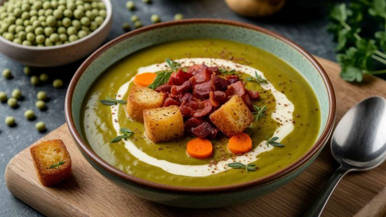 Recette du potage Saint-Germain aux pois cassés