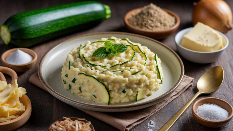 Recette de risotto aux courgettes : un plat crémeux et savoureux