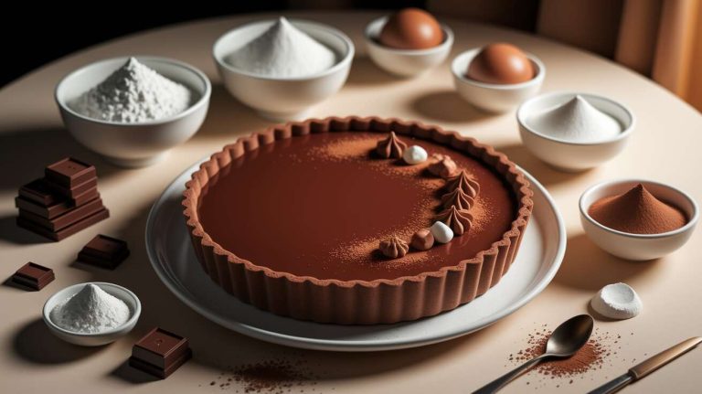 Recette de tarte au chocolat noir facile et délicieuse