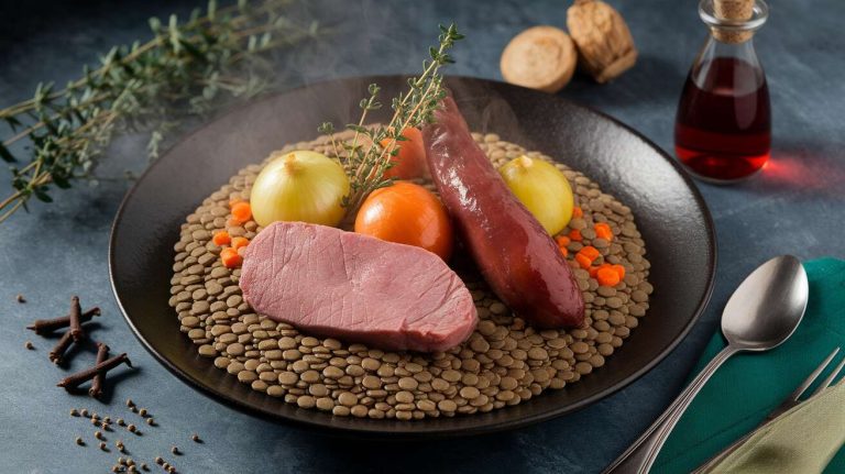 Petit Salé aux Lentilles : recette Traditionnelle et Savoureuse