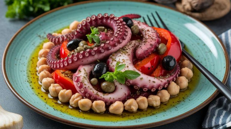 Recette savoureuse de salade de poulpe