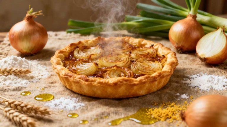 Tarte à l’oignon rapide et facile : la recette incontournable