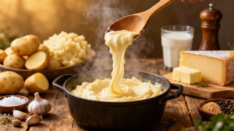Recette traditionnelle de l’aligot auvergnat artisanal