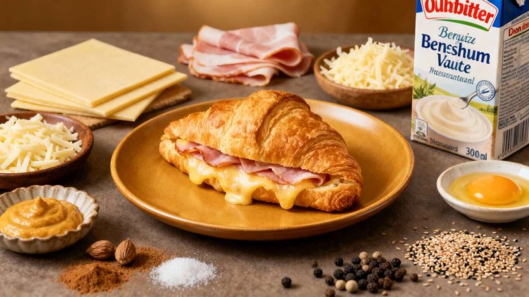 Feuilleté rapide jambon fromage : recette facile et savoureuse
