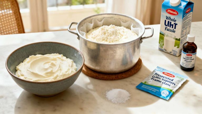 Comment préparer de la faisselle et du fromage blanc maison ?