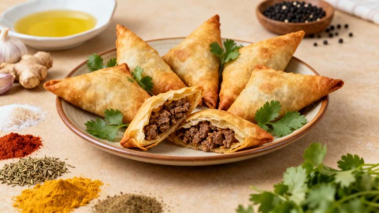 Samoussas au bœuf : recette rapide et facile
