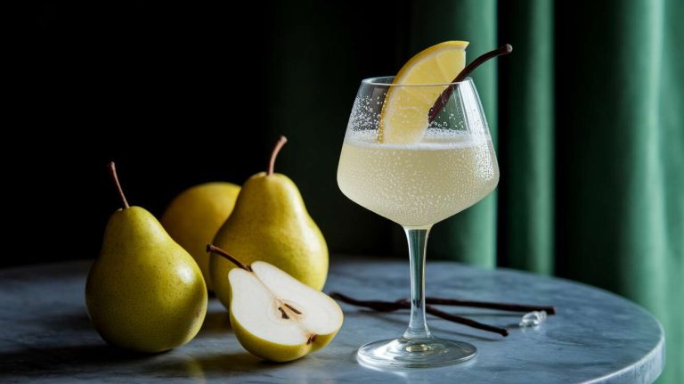 Apéro sans alcool : surprenez vos invités avec ce Bellini pétillant à la poire fraîche