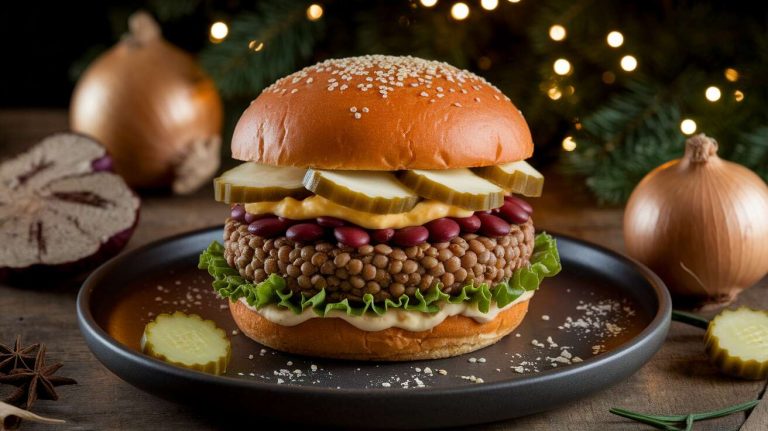 Thermomix : la recette du burger végétarien ultra gourmand pour un repas de Noël original